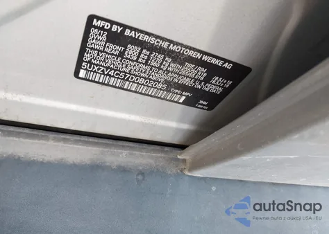 2013 BMW X5 xDrive35I/xDrive35I Premium/xDrive35I Sport Activity from USA, damaged, VIN 5UXZV4C57D0B02085